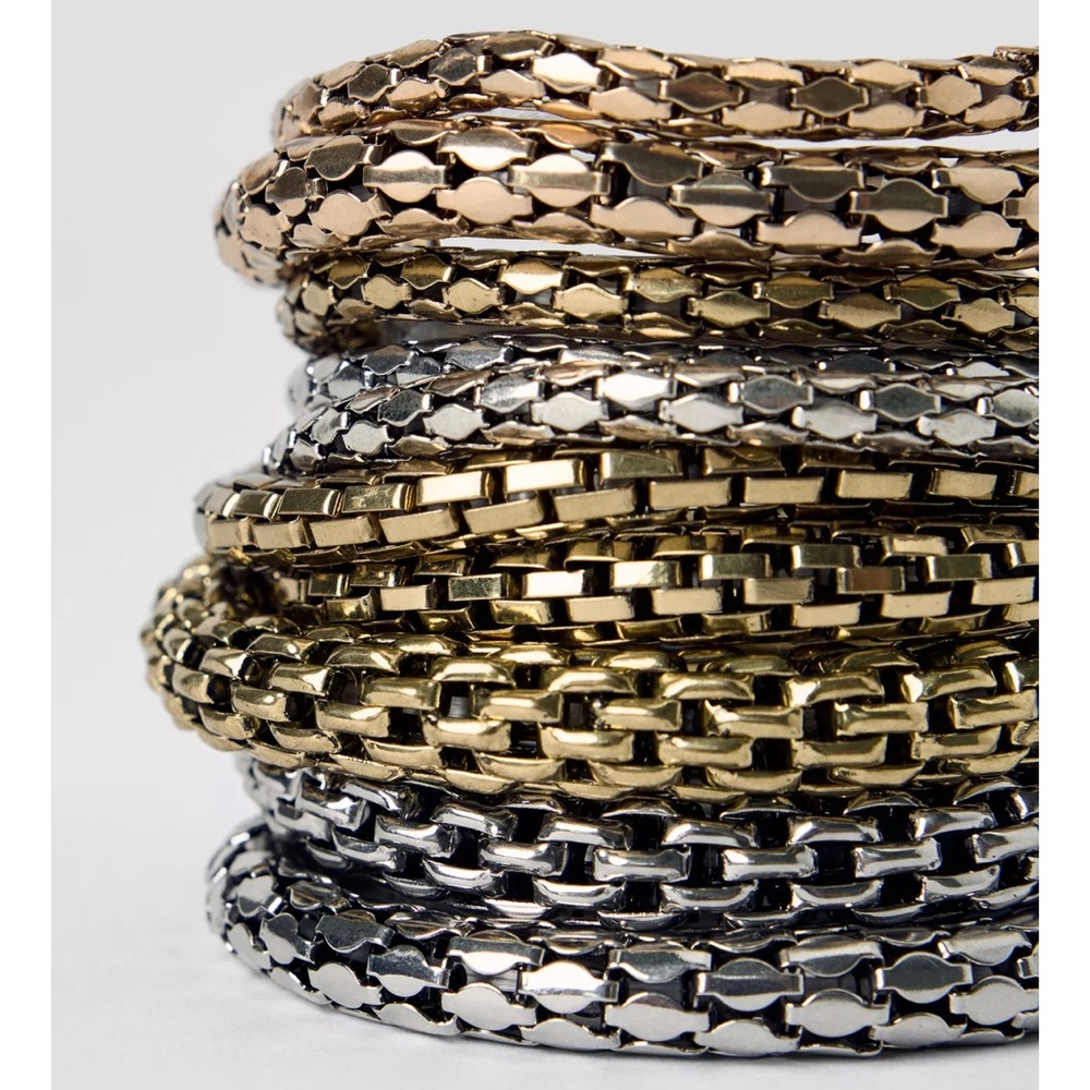 Kate Moss x ZARA NWT METAL BRACELET PACK Limited Edition!